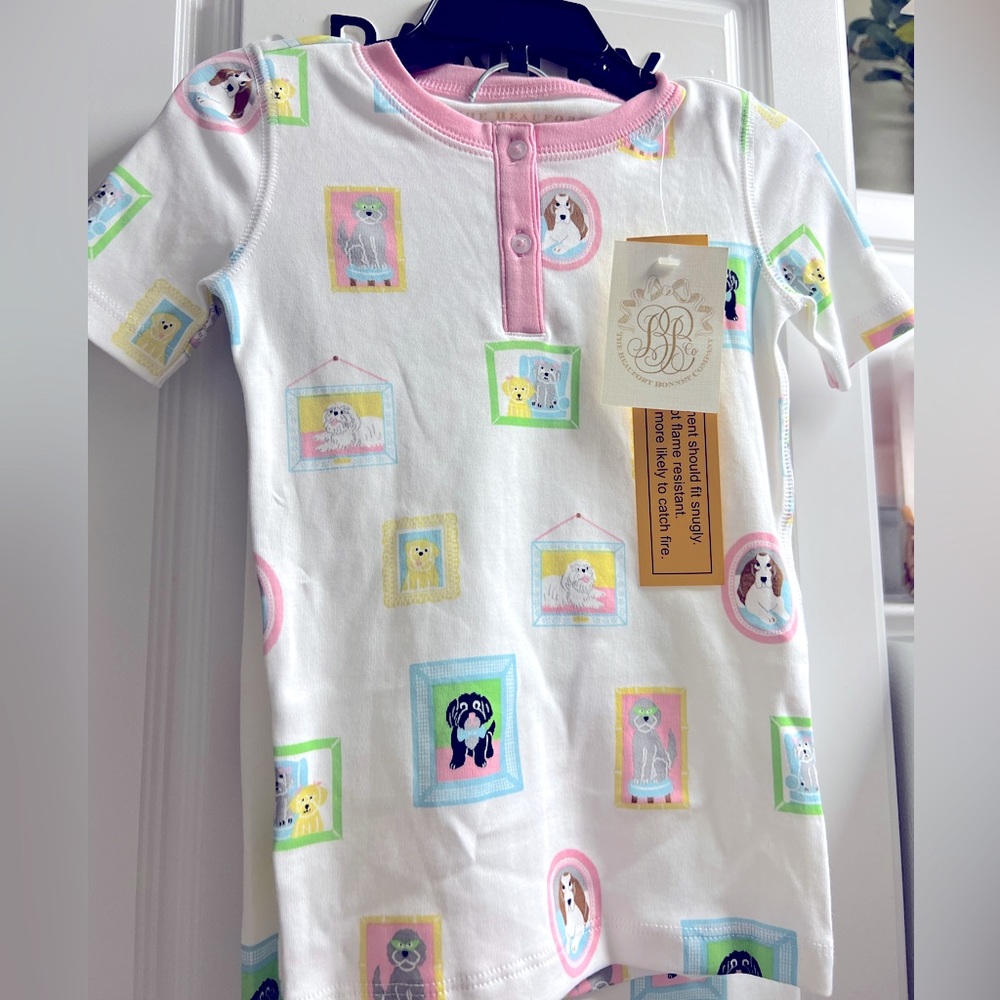 Beaufort bonnet company girls pjs Sara janes short sleeve set 4T